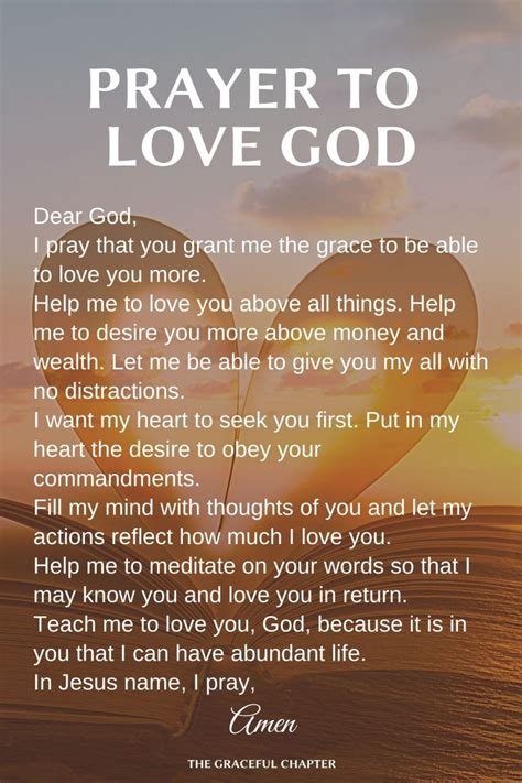 How To Love God The Graceful Chapter