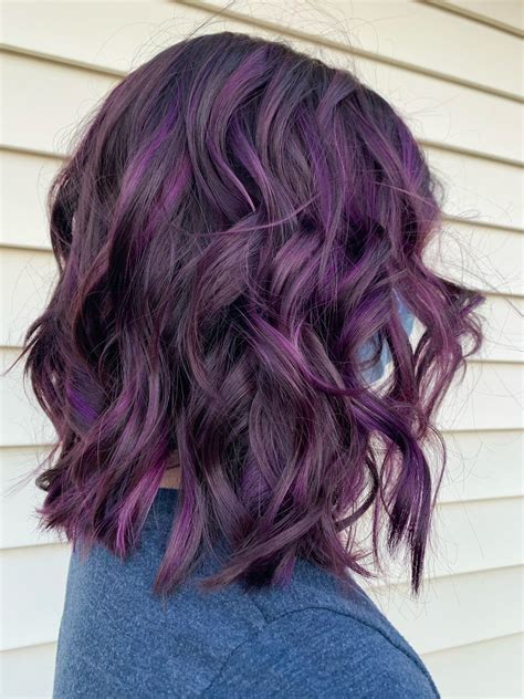 Short Purple Hair Light Purple Hair Colored Curly Hair Hair Color