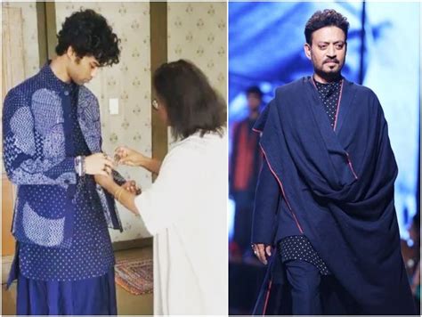 Babil Khan Wears Father Irrfans Outfit To Receive Filmfare Awards