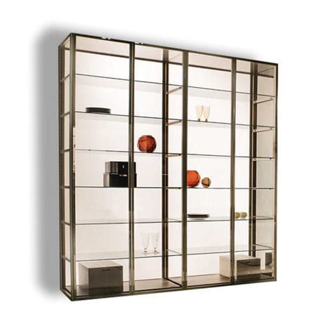 Minimalist Design Display Cabinet NUDE SCIC Free Standing Glass