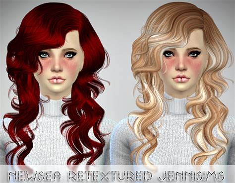 Newseas Night Bloom And Joice Hair Retextured At Jenni Sims Sims 4 Updates