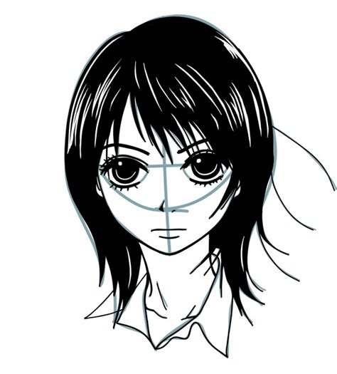 It is also sometimes not round but has more of an oval shape. How to Draw Anime The Easy Way
