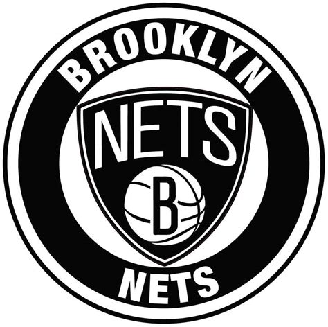 Vector + high quality images (.png). Brooklyn Nets Circle Logo Vinyl Decal / Sticker 5 sizes!! | Sportz For Less
