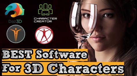 best 3d software for character creation youtube