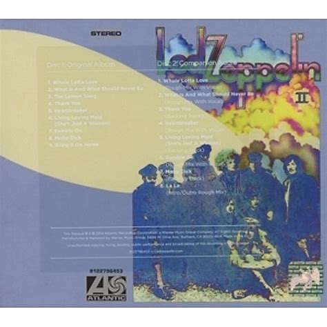 Led Zeppelin Ii 2014 Reissue Deluxe Edition Von Led Zeppelin Weltbildch