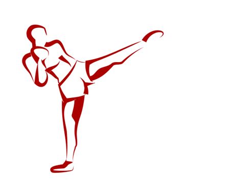 Kick Boxer Clip Art Image Clipsafari