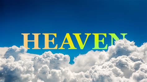 Church Powerpoint Template Heaven Clouds