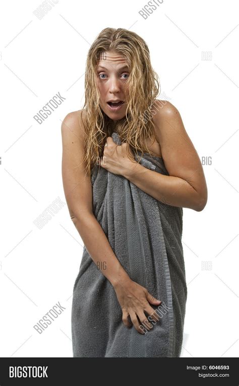 Woman Gets Out Shower Image Photo Free Trial Bigstock