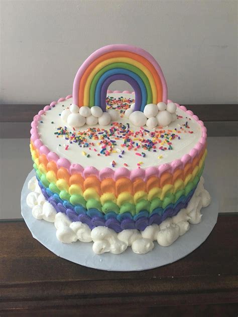 Rainbow Cake Design Aria Art