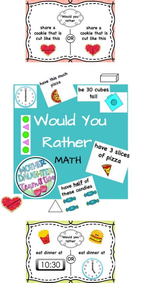 Try Would You Rather Math Activities Today In 2023 Math Activities