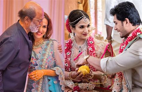 rajinikanth s daughter just got married and her bridal looks are worth admiring weddingbazaar