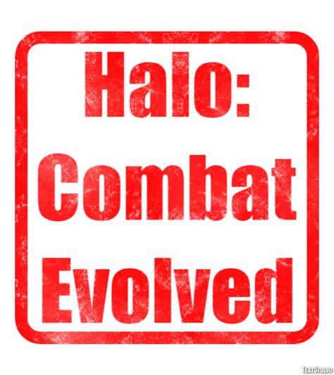 Halo Combat Evolved Text Effect And Logo Design Videogame