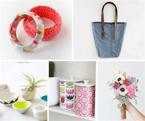 a roundup of 40 crafts for grown ups including jewelry accessories home decor