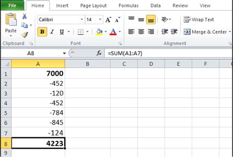 How To Subtract In Excel Javatpoint