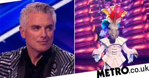 Flamboyant unicorn has been prancing round the stage on the masked singercredit: The Masked Singer: John Barrowman coyly responds to ...