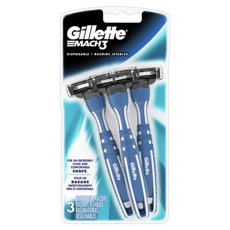 gillette mach3 men s disposable razors shop shaving and hair removal at h e b