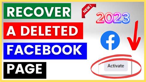 New Method How To Recover A Deleted Facebook Page In Youtube