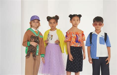 Fendi Kids Springsummer 2022 Collection Showcases Bright Colours And