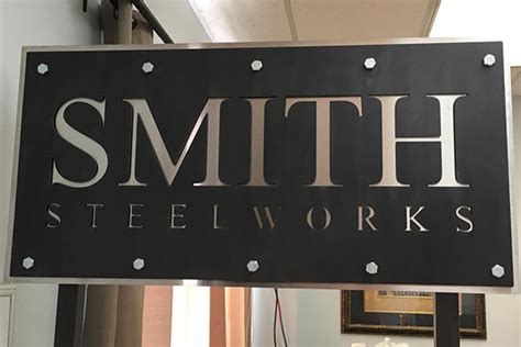 Laser Cut Business Signs Smith Steelworks