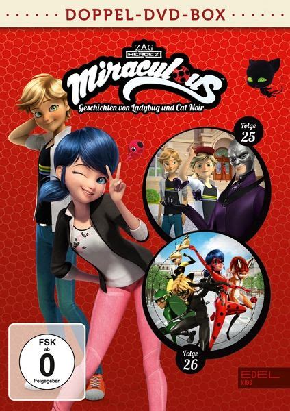 Miraculous Geschichten Von Ladybug Und Cat Noir Doppel Dvd Box
