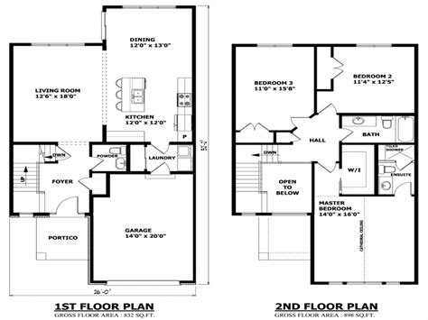 Two Story 4 Bedroom House Plans 2 Story Bedroom Poster