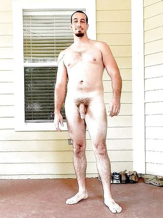 Man Standing Full Nude Body