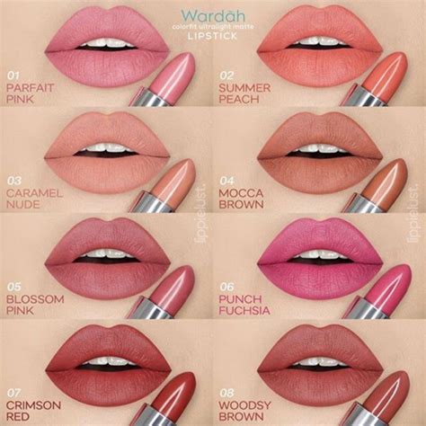Warna Lipstik Wardah Colorfit Ultralight Matte Geena And Davis Blog