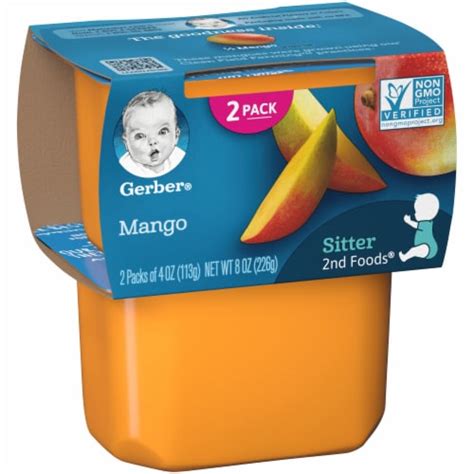 Gerber® 2nd Foods Mango Baby Food Tubs 2 Ct 4 Oz Smiths Food And Drug