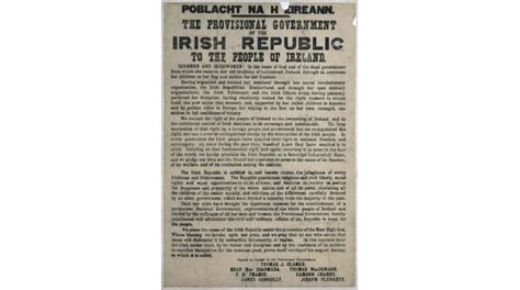 Bbc A History Of The World Object Poster Proclaiming Irish