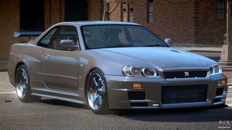 Nissan skyline r34 hd wallpapers, desktop and phone wallpapers. Nissan Skyline R34 LT PJ1 pour GTA 4