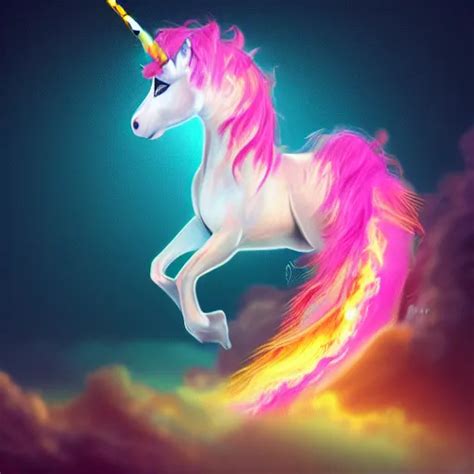 Digital Illustration Of A Unicorn Phoenix Deviantart Stable