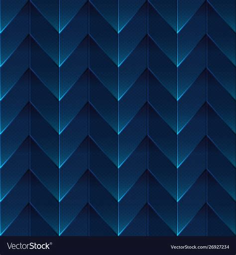 Zigzag Blue Seamless Pattern Royalty Free Vector Image