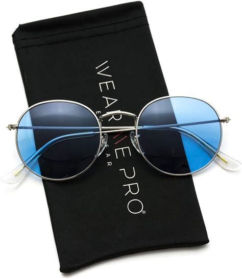 Buy Wearme Pro Polarized Round Retro Tinted Lens Metal Frame Sunglasses Online At Lowest Price