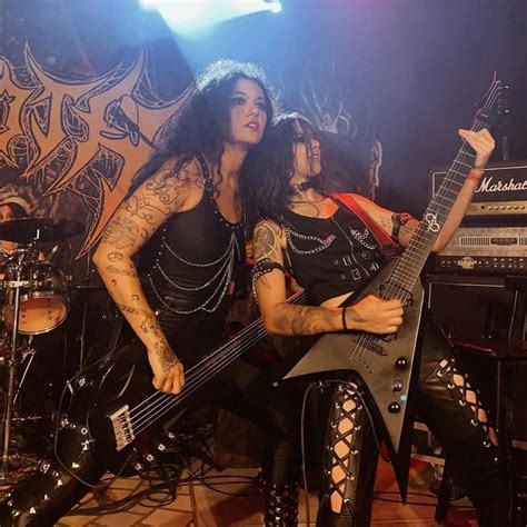 The Metal Goddesses On Instagram “fernanda Lira And Tainá Bergamaschi Crypta ️🇧🇷 Cryptadeath