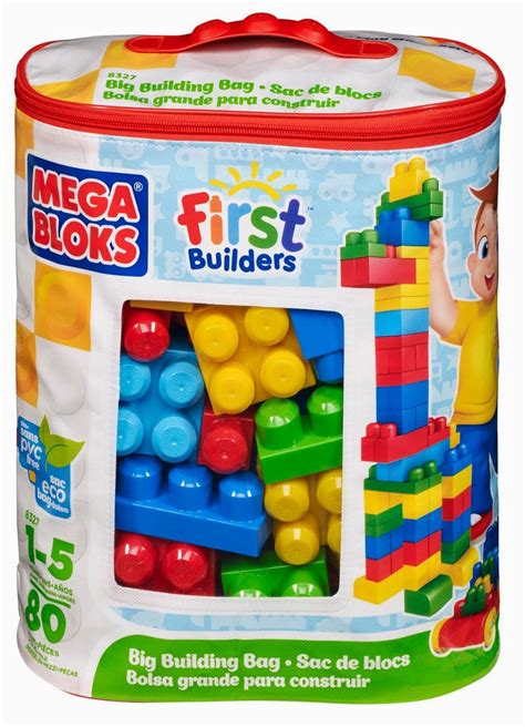 Mega Bloks First Builders Big Building Bag With 80 Piece Best And Top