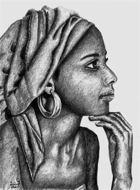 Pencil drawing stock photos and images. Celebrating the Resilience of African Women | NigeriansTalk
