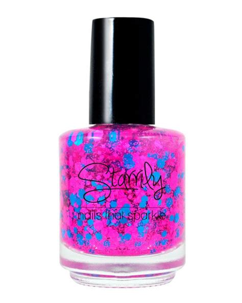 Cotton Candy Neon Handmade Nail Polish Full Bottle By Starrily 900
