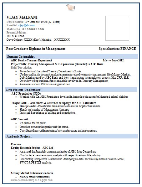 Over 10000 Cv And Resume Samples With Free Download Resume Format For