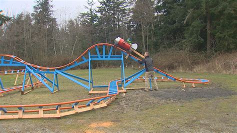 Dad Builds Backyard Roller Coaster For Son