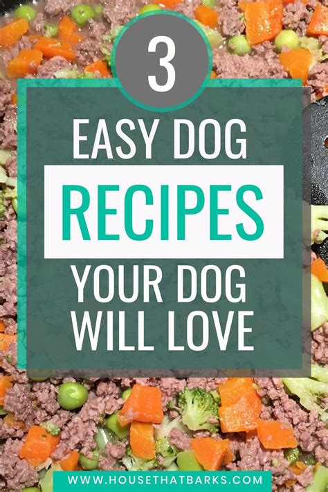 Your Dog Will Love These Homemade Dog Food Recipes Vet Approved
