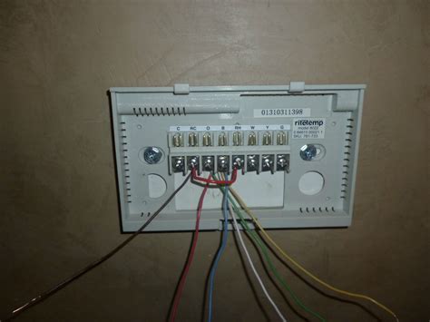 Please always take a picture or mark the wires with tape or labels as to which terminal they were connected to on the old thermostat before thermostat removal. Anyone good with installing thermostats? I'm having ...