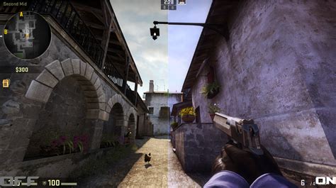 Comparison Screenshot Image Graphicsmod For Csgo Sweetfx For