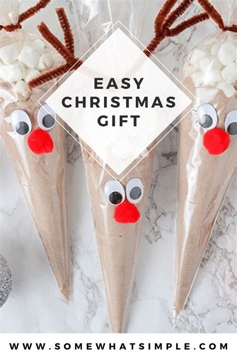 Reindeer Hot Chocolate Bags Easy T Idea Somewhat Simple