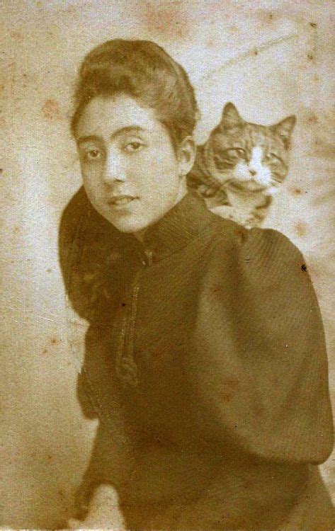 vintage cats and people vintage cat crazy cats cat photography
