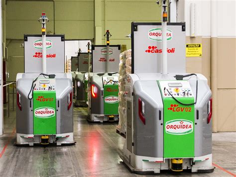 AGV Automatic Guided Vehicles For Goods Handling Cassioli