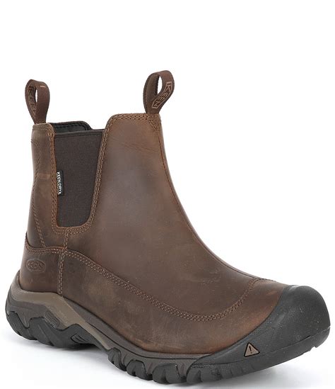 Keen Mens Anchorage Iii Waterproof Leather Chelsea Boots Dillards