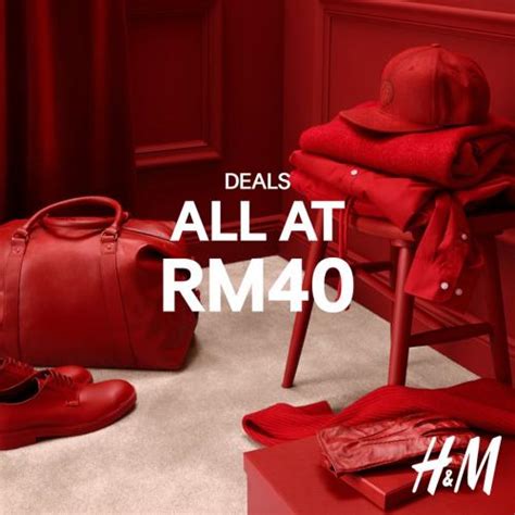 Hang tight, great deals will be hitting h&m malaysia stores from rm30 onwards at all outlets ! H&M Deals All At RM40