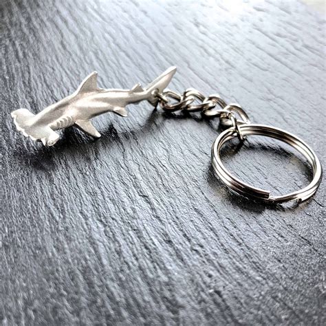 Hammerhead Shark Keychain For Men And Women Hammerhead Shark Etsy
