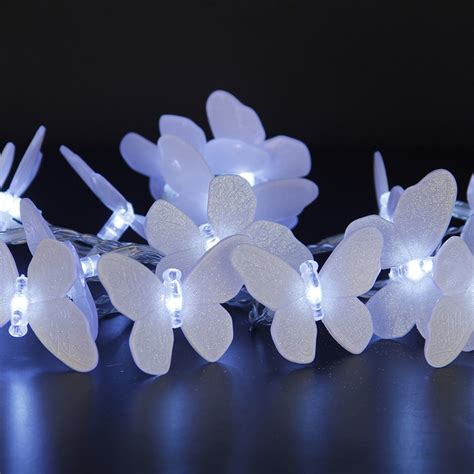 Buy 20 Solar White Led Multi Function Butterflies Delivery By Waitrose
