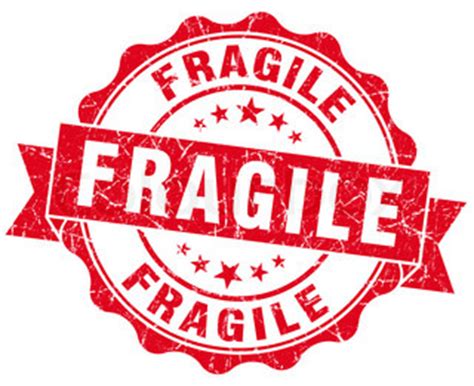 Fragile is one of the singles from nothing like the sun. Fragile Stamp Shows Breakable Products stock photo